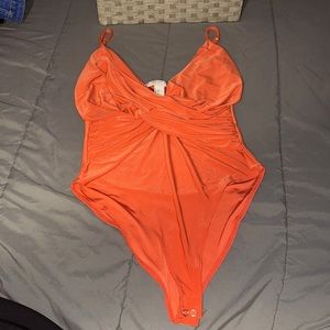 Orange onesie